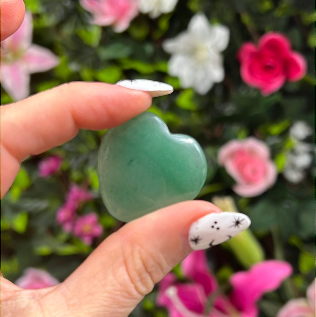 Green Aventurine Heart