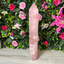 Load image into Gallery viewer, XXL Rose Quartz Tower Point 5.6KG
