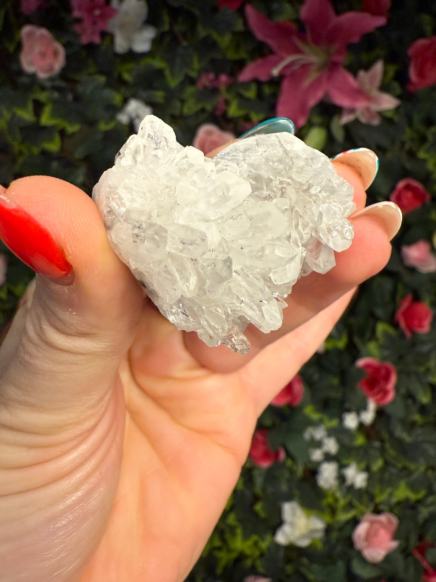 Quartz Cluster Heart