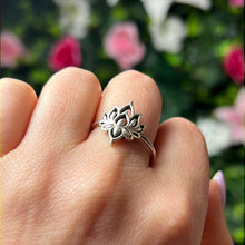 Load image into Gallery viewer, Lotus 925 Sterling Silver Ring
