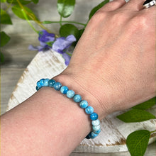 Load image into Gallery viewer, Apatite 6mm Bead Bracelet
