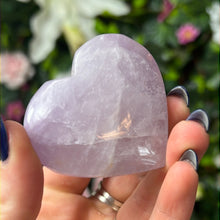 Load image into Gallery viewer, Lilac Amethyst Heart
