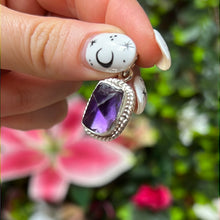 Load image into Gallery viewer, Amethyst Raw - 925 Sterling Silver Pendant
