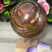 Load image into Gallery viewer, XL Ocean Jasper OJ Sphere
