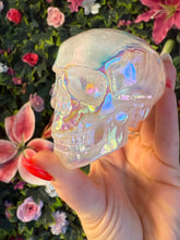 Load image into Gallery viewer, Aura Rose Quartz Skull
