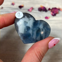 Load image into Gallery viewer, Snowflake Fluorite Heart
