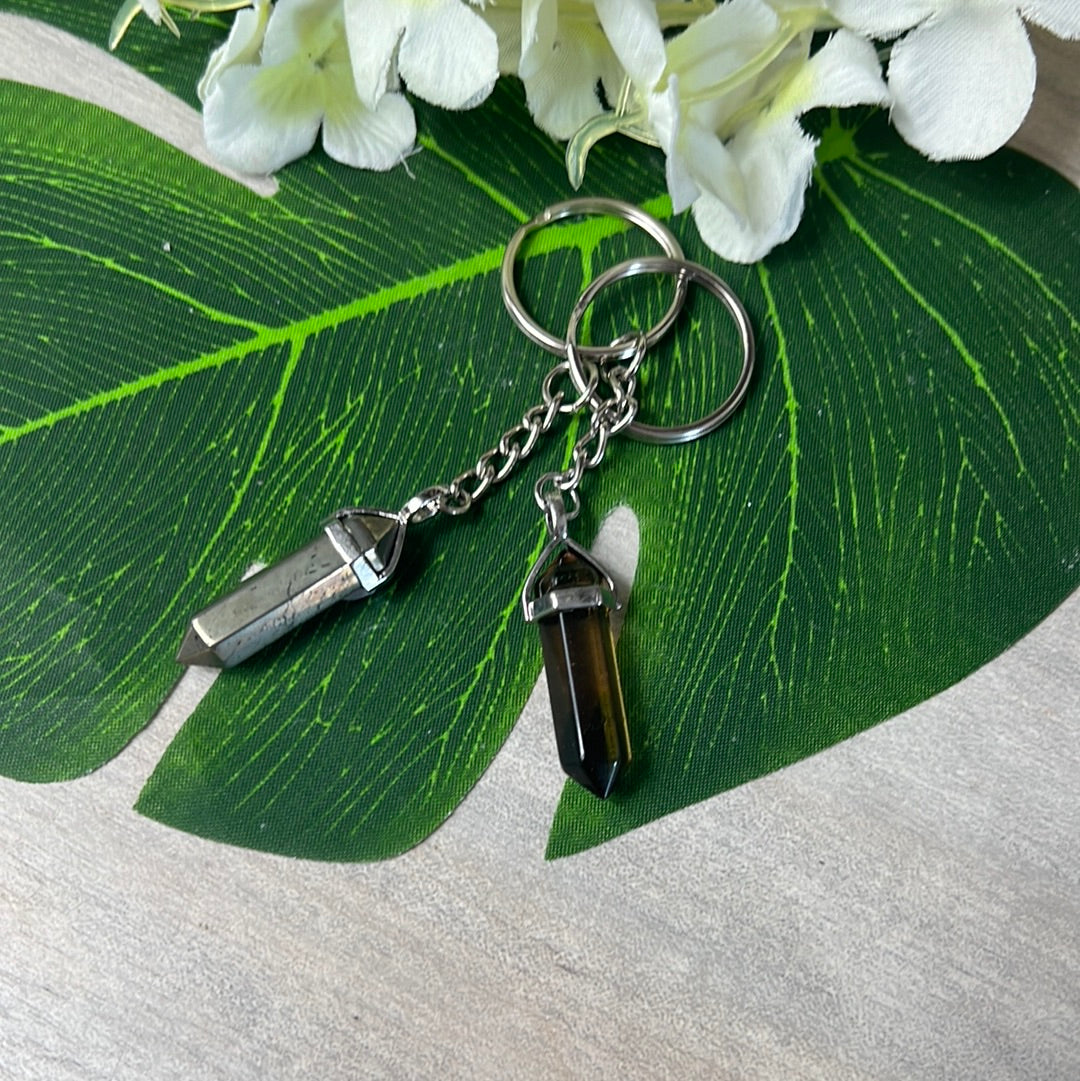 Point Keyring - Pyrite