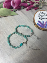 Load image into Gallery viewer, Amazonite PLATED adjustable Bracelet
