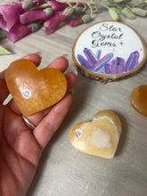 Load image into Gallery viewer, Orange Calcite Heart
