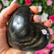 Load image into Gallery viewer, Golden Obsidian Large Heart
