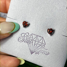 Load image into Gallery viewer, Mini Heart 925 Sterling Studs
