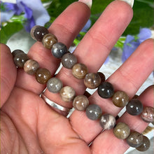 Load image into Gallery viewer, Black Moonstone Bead Bracelet
