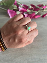 Load image into Gallery viewer, Ethiopian Opal 925 Sterling Silver Ring - Size O
