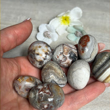 Load image into Gallery viewer, Mexican Agate Small polished tumble tumblestone crazy lace
