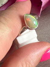 Load image into Gallery viewer, Ethiopian Opal 925 Sterling Silver Ring - Size Q
