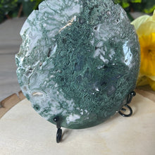 Load image into Gallery viewer, Moss Agate Druzy Disc Cookie
