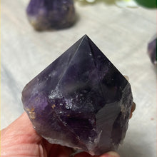 Load image into Gallery viewer, Amethyst Half &amp; Half Polished Raw Tower Points
