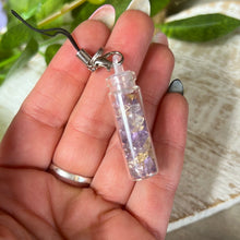 Load image into Gallery viewer, Peridot or Ametrine Mini Phone Charm Chain Accessories Keyring
