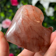 Load image into Gallery viewer, Fire Quartz Hematoid &amp; Golden Healer Heart
