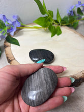 Load image into Gallery viewer, Silver Sheen Obsidian Palm
