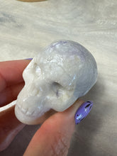 Load image into Gallery viewer, Hackmanite White Sodalite Skull
