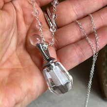 Load image into Gallery viewer, Clear Quartz - Small Bottle Necklace
