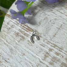 Load image into Gallery viewer, Good Luck Horseshoe 925 Sterling Silver Pendant Charm
