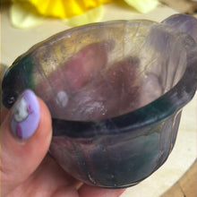 Load image into Gallery viewer, Fluorite Hand Carved Cup
