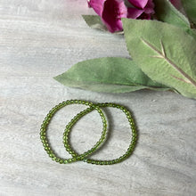 Load image into Gallery viewer, AA Peridot Bracelet - 4mm
