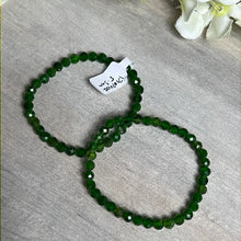 Load image into Gallery viewer, Diopside Facet Bracelet rare
