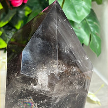 Load image into Gallery viewer, XL Smoky Quartz &amp; Lodolite Tower Point with Phantoms 6KG
