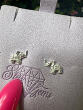 Load image into Gallery viewer, Elephant Studs Sterling Earrings
