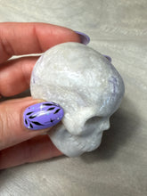 Load image into Gallery viewer, Hackmanite White Sodalite Skull
