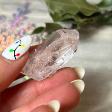 Load image into Gallery viewer, Pink lithium quartz specimen
