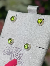 Load image into Gallery viewer, Peridot 925 Sterling Studs Earrings
