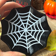 Load image into Gallery viewer, LAST Spooky Spider Web - Trinket Jewellery Dish Tray Bowl
