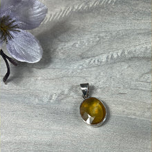 Load image into Gallery viewer, Yellow Sapphire - Sterling 925 Silver Pendant RARE
