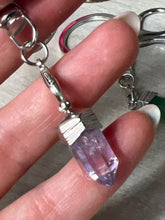 Load image into Gallery viewer, Mini Fluorite Point Keyring
