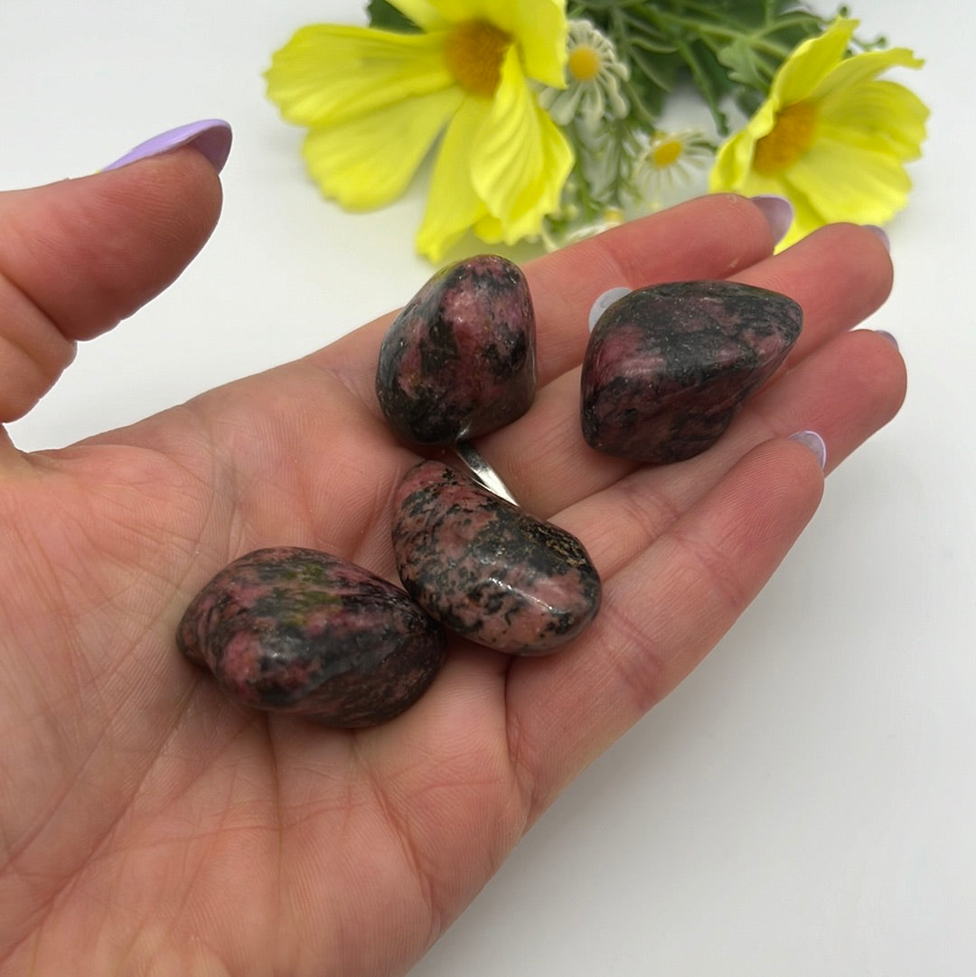 Rhodonite Tumble polished tumblestone