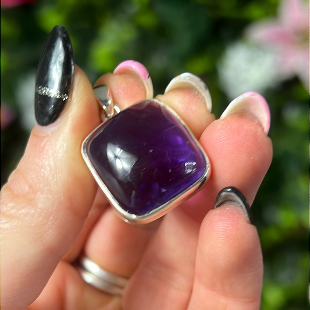 Amethyst 925 Sterling Silver Pendant