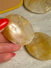 Load image into Gallery viewer, Golden Healer Palm Worry Stone
