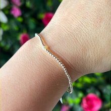 Load image into Gallery viewer, Freshwater Single Pearl 925 Sterling Silver Elastic Bracelet
