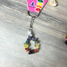 Load image into Gallery viewer, Chakra Chip Keyring
