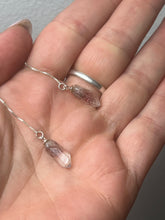 Load image into Gallery viewer, Lepidocrocite Threader - 925 Sterling Dangle Earrings RARE
