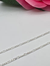 Load image into Gallery viewer, Figaro Sterling Silver 925 Chain 18&#39;&#39;
