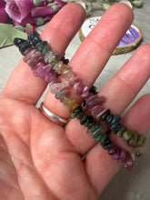 Load image into Gallery viewer, AA Mix Watermelon Tourmaline Chip Bead Bracelet
