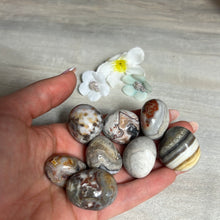 Load image into Gallery viewer, Mexican Agate Small polished tumble tumblestone crazy lace
