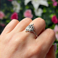 Load image into Gallery viewer, Lotus 925 Sterling Silver Ring
