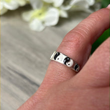 Load image into Gallery viewer, YingYang - Mini Iddy Diddy - ( child / toe ) Adjustable 925 Sterling Silver Ring
