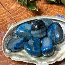 Load image into Gallery viewer, Blue Agate - Large Chunky tumble tumblestone
